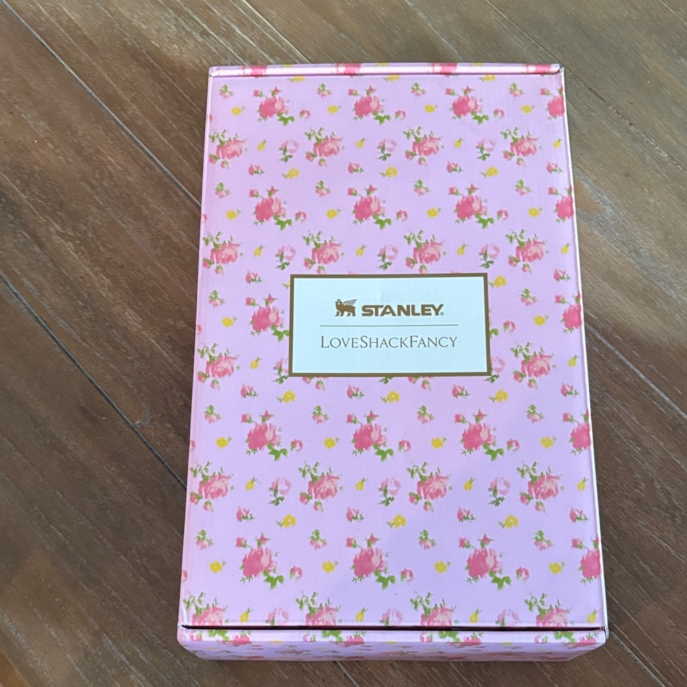 LoveShackFancy x Stanley flip straw tumbler box only